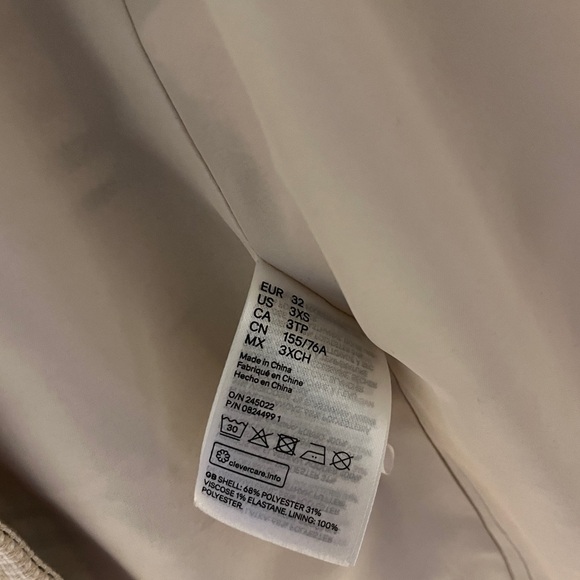 Viscose Blend Plaid Double-Breasted Blazer - Picture 7 of 9